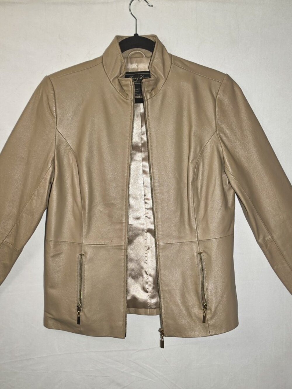 Jerry Lewis Classic Luxuries Small Gold Jacket BEAUTIFUL Elegant Shimmer